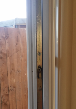 gold_UPVC_door_mechanism_showing_sliding_roler